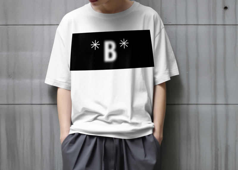 B for Blurred T-shirt