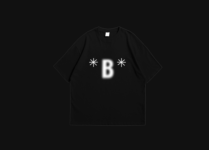 B for Blurred T-shirt