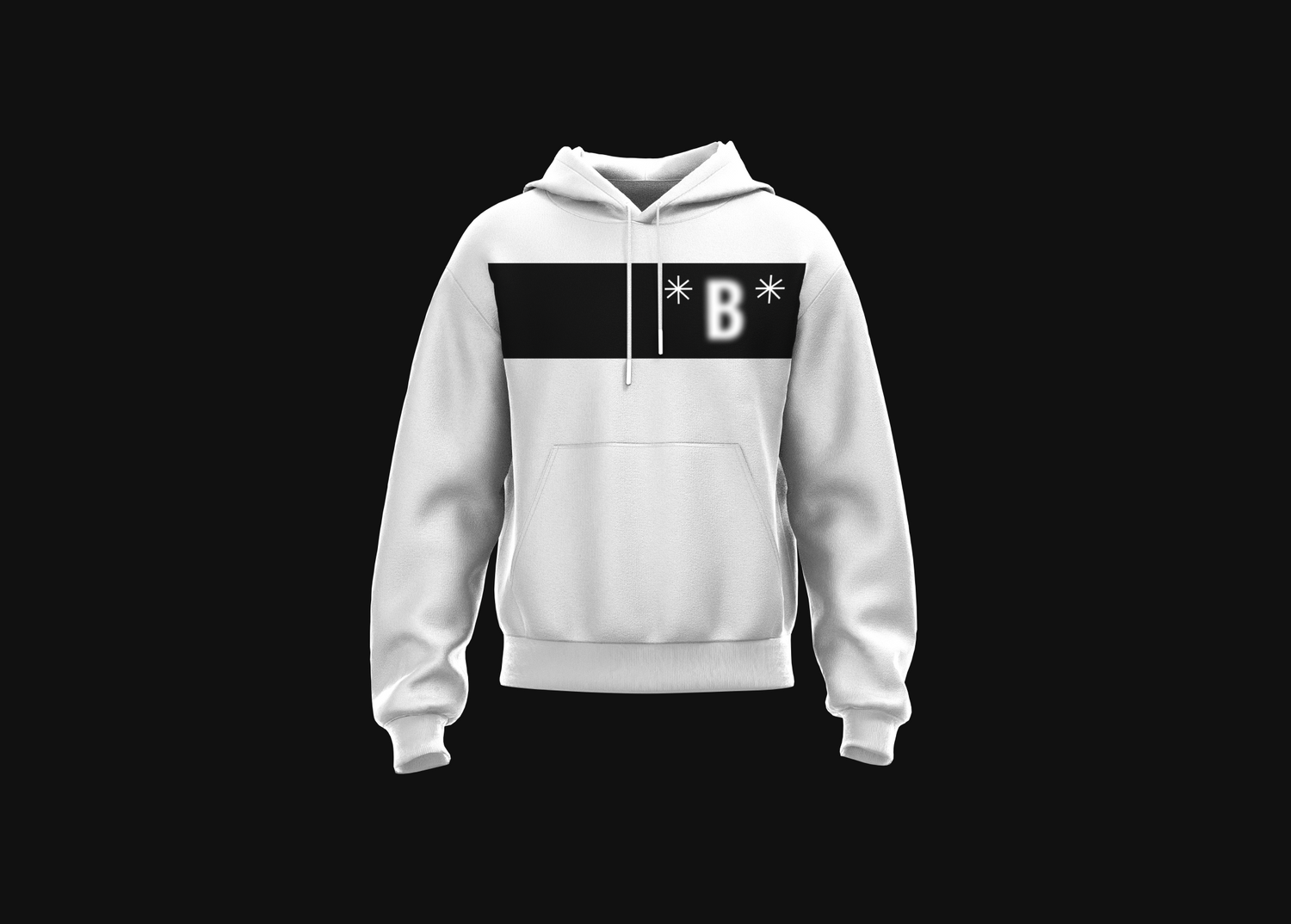 B for Blurred Hoodie