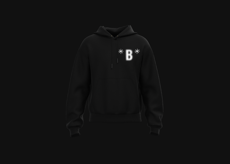 B for Blurred Hoodie